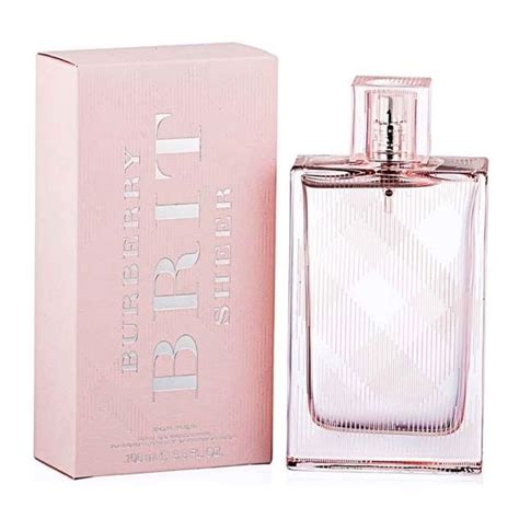 burberry brit sheer para mujeres.